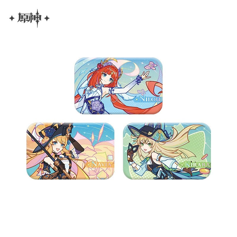 Genshin Impact Summertide Scales and Tales Series Badge & Acrylic Stand