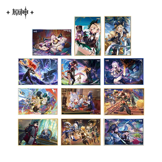 Genshin Impact Theme Acrylic Shikishi Art Board