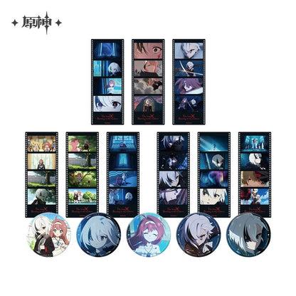 Genshin Impact The Song Burning in the Emberfire Series Badge / Film Bookmark Set