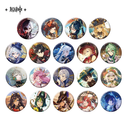 Genshin Impact Anecdotes Series Character Badge