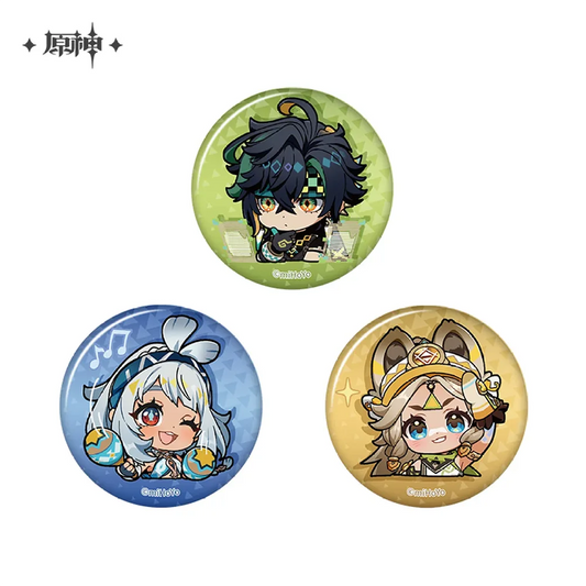 Genshin Impact Chibi Natlan Character Expression Badge