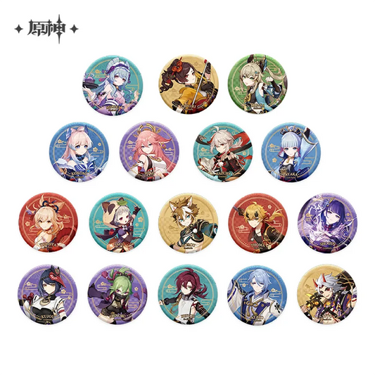 Genshin Impact Inazuma Character Badge