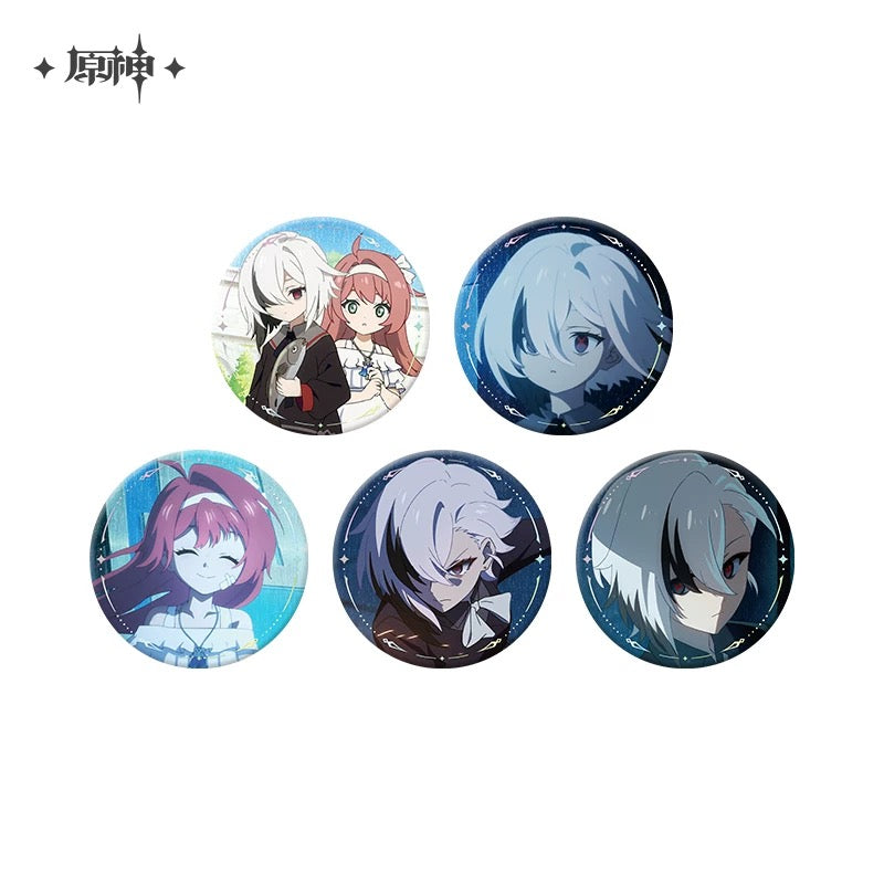 Genshin Impact The Song Burning in the Emberfire Series Badge / Film Bookmark Set