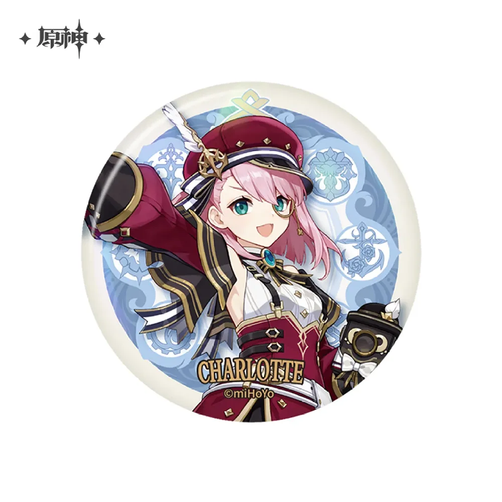 Genshin Impact Fontaine Theme Character Badge