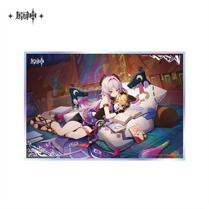 Genshin Impact Theme Acrylic Shikishi Art Board