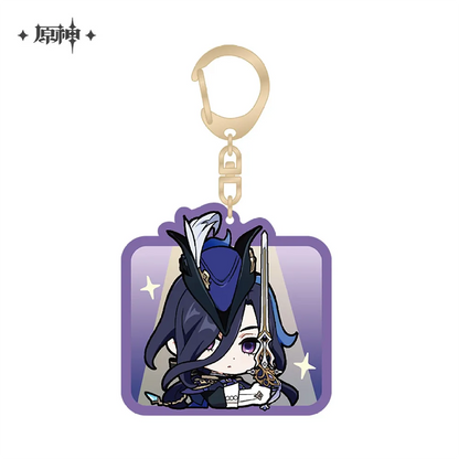 Genshin Impact Chibi Character Series Acrylic Keychain - Fontaine