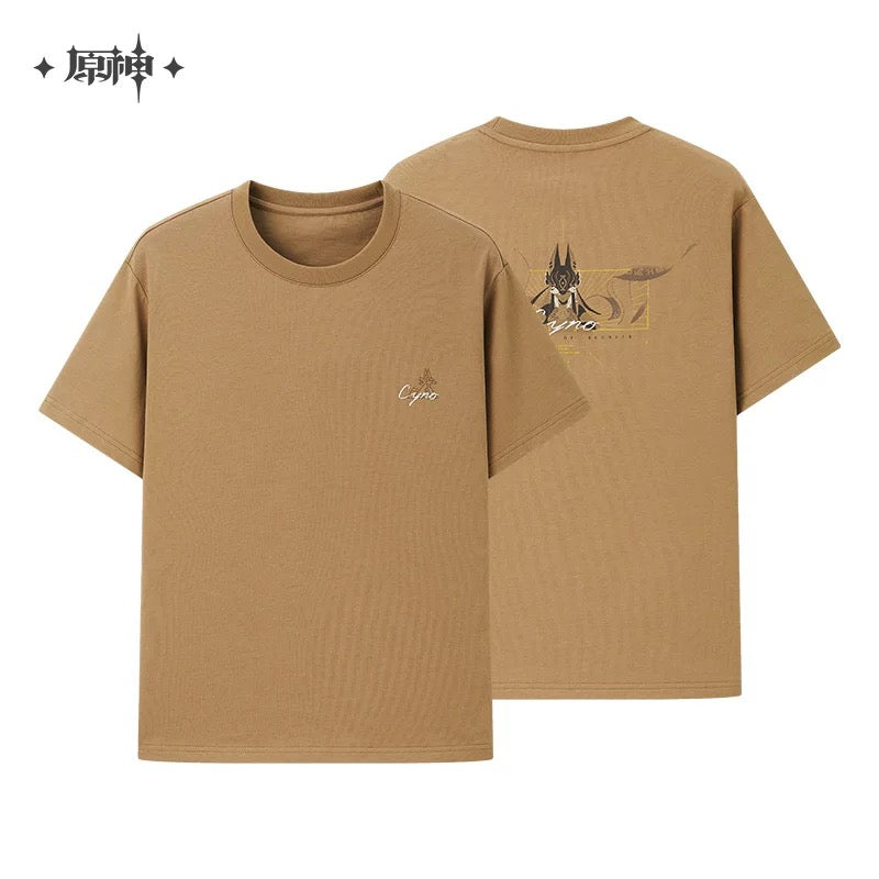 Genshin Impact Verdant Winds and Sandstorms Series Cyno Impression T-Shirt