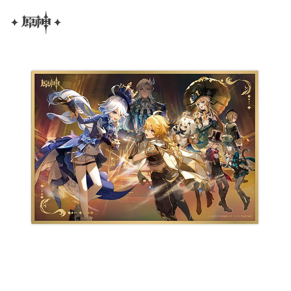 Genshin Impact Theme Acrylic Shikishi Art Board