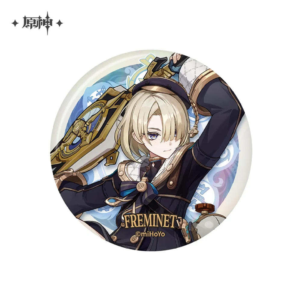 Genshin Impact Fontaine Theme Character Badge