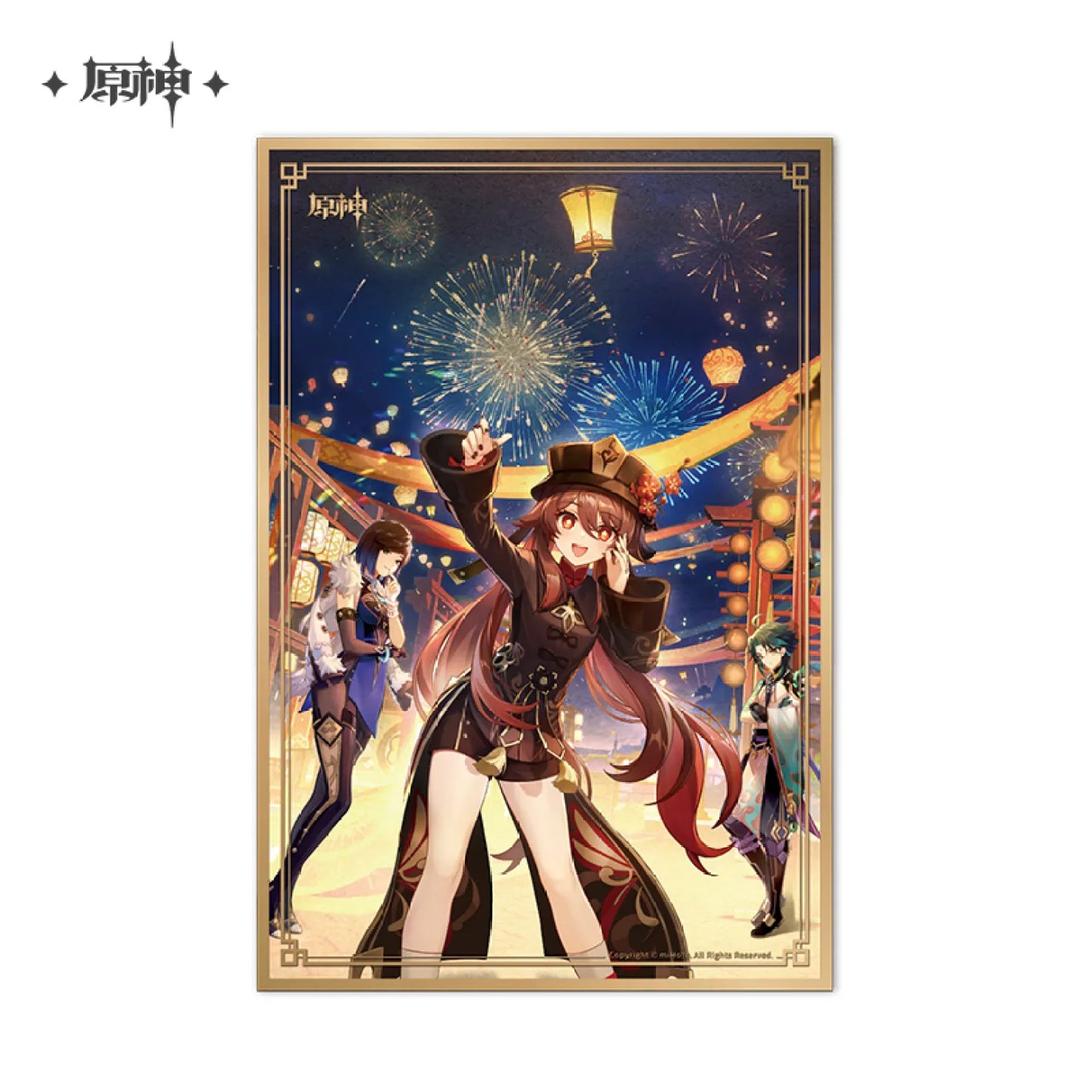 Genshin Impact Theme Acrylic Shikishi Art Board