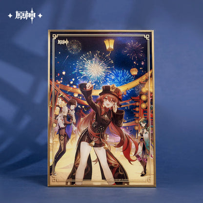 Genshin Impact Theme Acrylic Shikishi Art Board