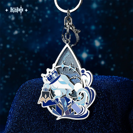 Genshin Impact Furina: Focus of the Stage Glitter Metal Keychain (Jun 2025)