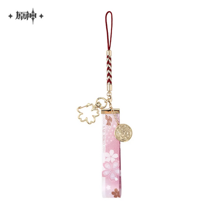 Genshin Impact Yae Miko Theme Impressions Series Metal Bookmark / Keychain