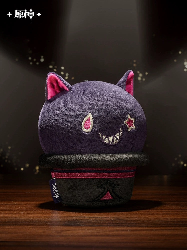 Genshin Impact Magic Show Series Lyney Grinning Cat Hat Slow Rebound Plush Squeeze Toy