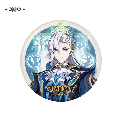 Genshin Impact Fontaine Theme Character Badge