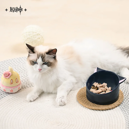 Genshin Impact Wanderer Meow Kitty Home Series: Ceramic Pet Bowl