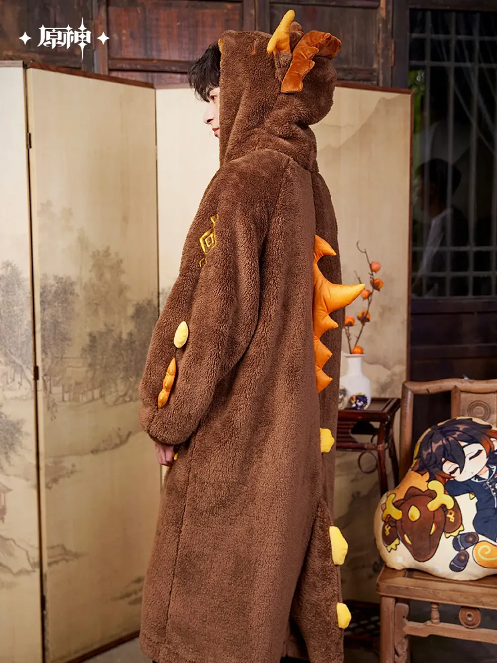 Genshin Impact Zhongli Impression Rex Lapis Home Robe