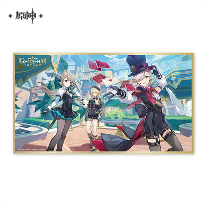 Genshin Impact Art Exhibition 2023 Series - Rendezvous in Fontaine Color Paper / Mouse Pad