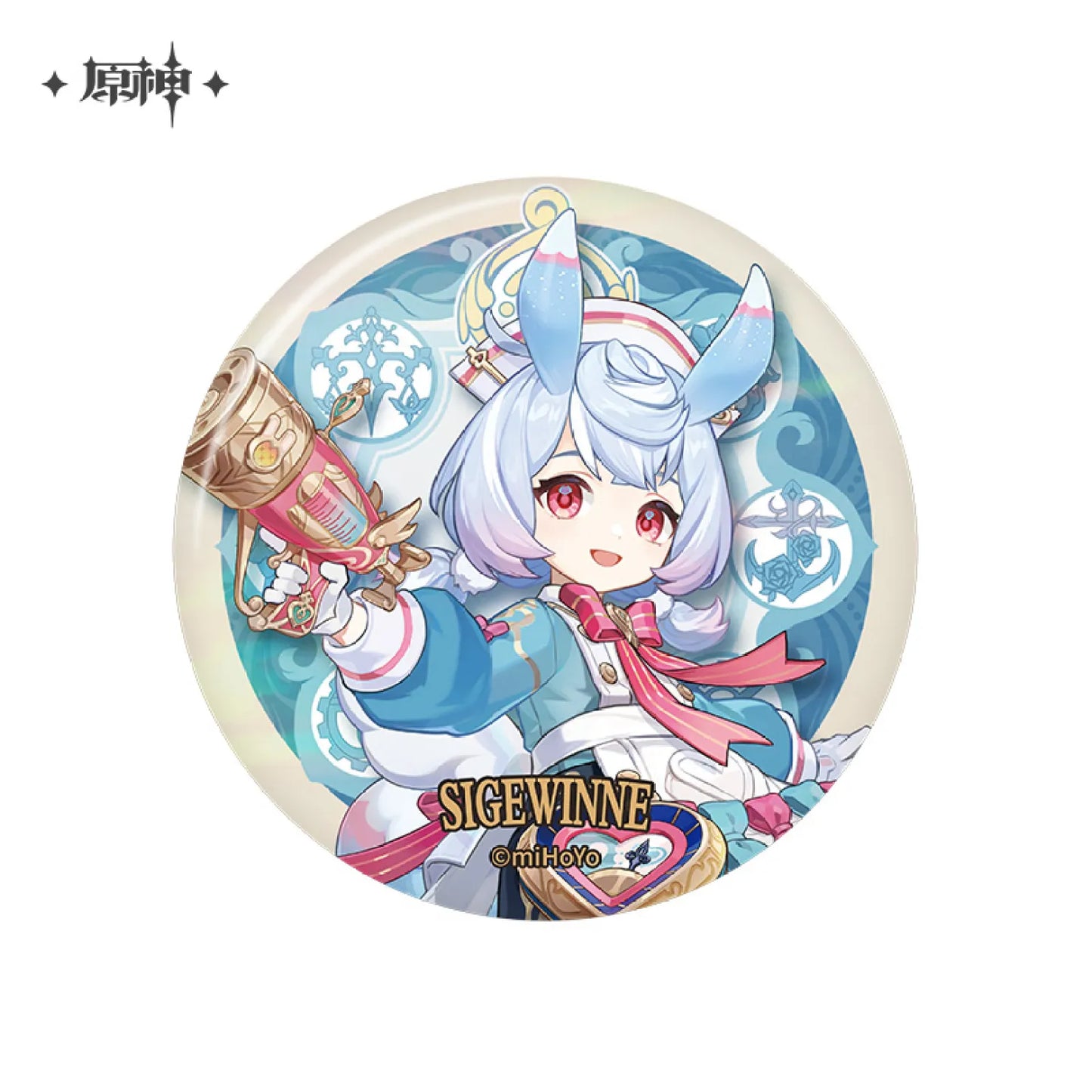 Genshin Impact Fontaine Theme Character Badge