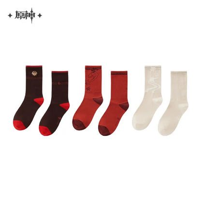 Genshin Impact Kazuha Theme Impressions Series Socks 3 Styles