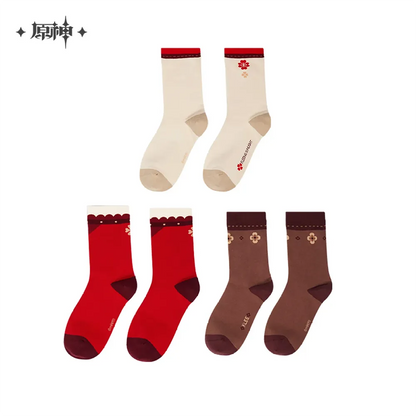 Genshin Impact Klee Theme Impressions Series Socks 3 Styles