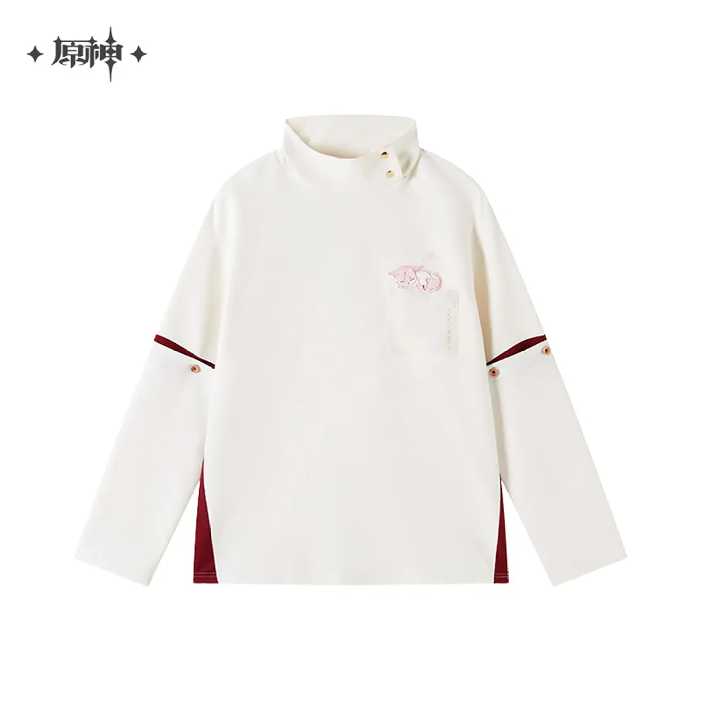 Genshin Impact Yae Miko Theme Impressions Series Mockneck Sweatshirt