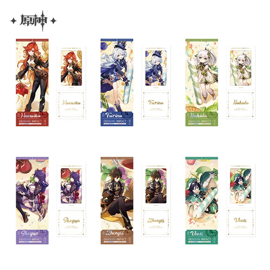 Genshin Impact 4th Anniversary Commemorative Ticket Set