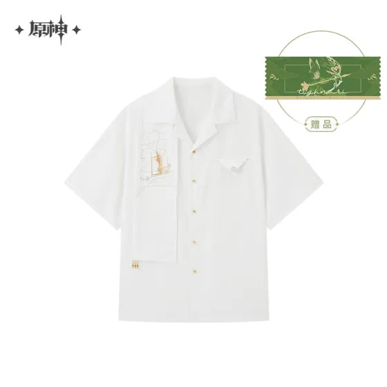 Genshin Impact Verdant Winds and Sandstorms Series Tighnari Impression Short-Sleeve Shirt