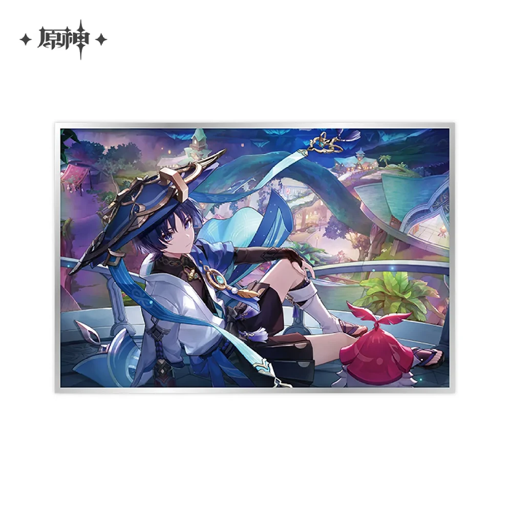 Genshin Impact Theme Acrylic Shikishi Art Board
