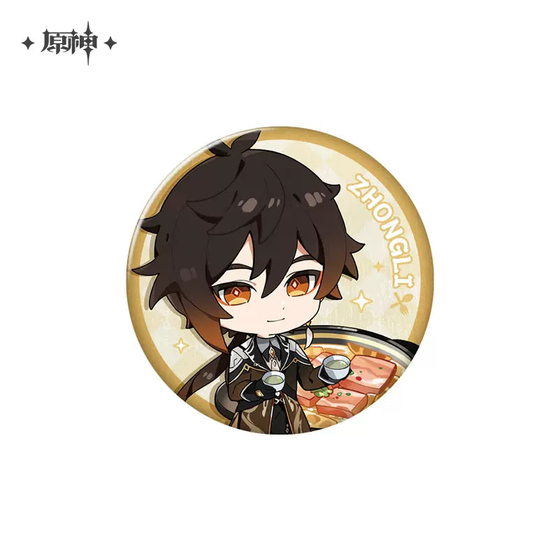 Genshin Impact Delicious Party Series Character Badge