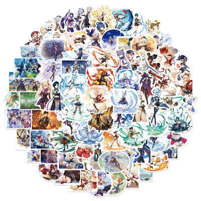 [Fan-Made Merchandise] Genshin Impact Character Sticker