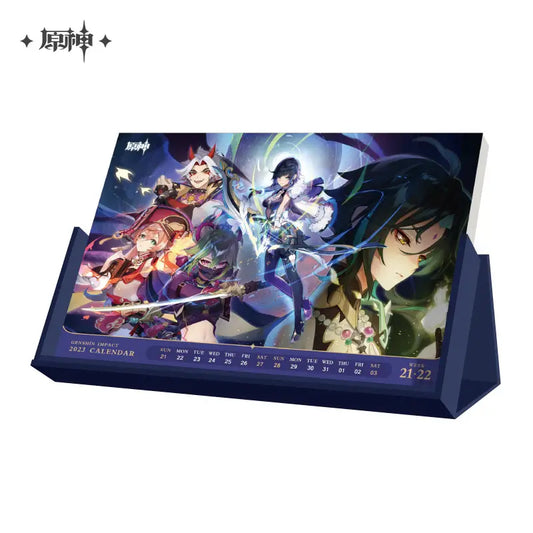 Genshin Impact 2023 Desk Calendar Gift Box