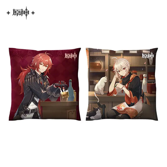 Genshin Impact Offline Store Theme Series Square Pillow